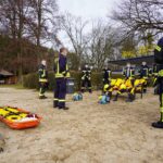 Feuerwehrübung zur Eisrettung am Wukensee in Biesenthal 34 Bernau LIVE