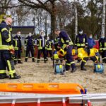 Feuerwehrübung zur Eisrettung am Wukensee in Biesenthal 33 Bernau LIVE