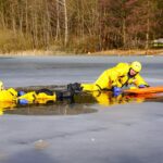 Feuerwehrübung zur Eisrettung am Wukensee in Biesenthal 39 Bernau LIVE
