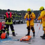 Feuerwehrübung zur Eisrettung am Wukensee in Biesenthal 43 Bernau LIVE