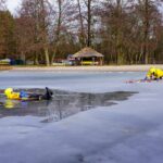 Feuerwehrübung zur Eisrettung am Wukensee in Biesenthal 44 Bernau LIVE