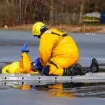 Feuerwehrübung zur Eisrettung am Wukensee in Biesenthal 45 Bernau LIVE