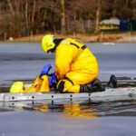 Feuerwehrübung zur Eisrettung am Wukensee in Biesenthal 46 Bernau LIVE