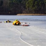 Feuerwehrübung zur Eisrettung am Wukensee in Biesenthal 55 Bernau LIVE