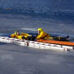 Feuerwehrübung zur Eisrettung am Wukensee in Biesenthal 54 Bernau LIVE