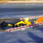 Feuerwehrübung zur Eisrettung am Wukensee in Biesenthal 59 Bernau LIVE