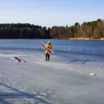 Feuerwehrübung zur Eisrettung am Wukensee in Biesenthal 58 Bernau LIVE