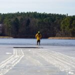Feuerwehrübung zur Eisrettung am Wukensee in Biesenthal 60 Bernau LIVE