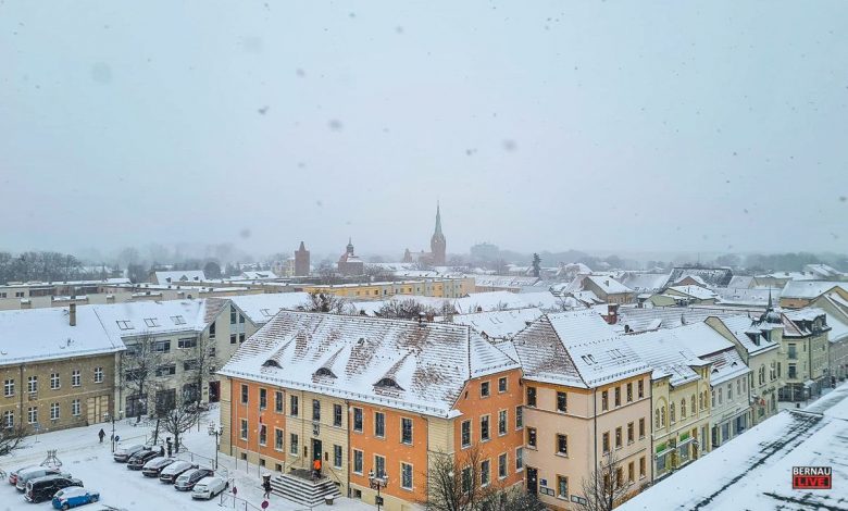 Winter Schnee in Bernau