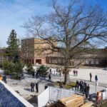 Richtfest für das Besucherzentrum am Bauhaus Denkmal Bernau 11 Bernau LIVE