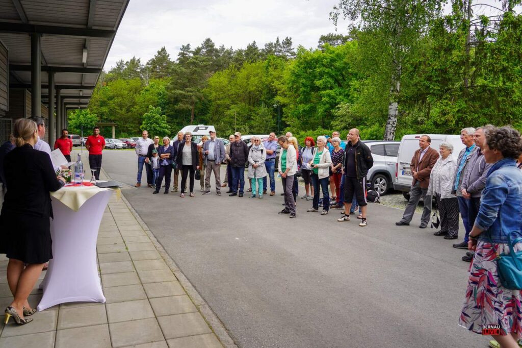 Freibad Bernau Waldfrieden - Gedenktafel erinnert an Günter Klein 14 Bernau LIVE