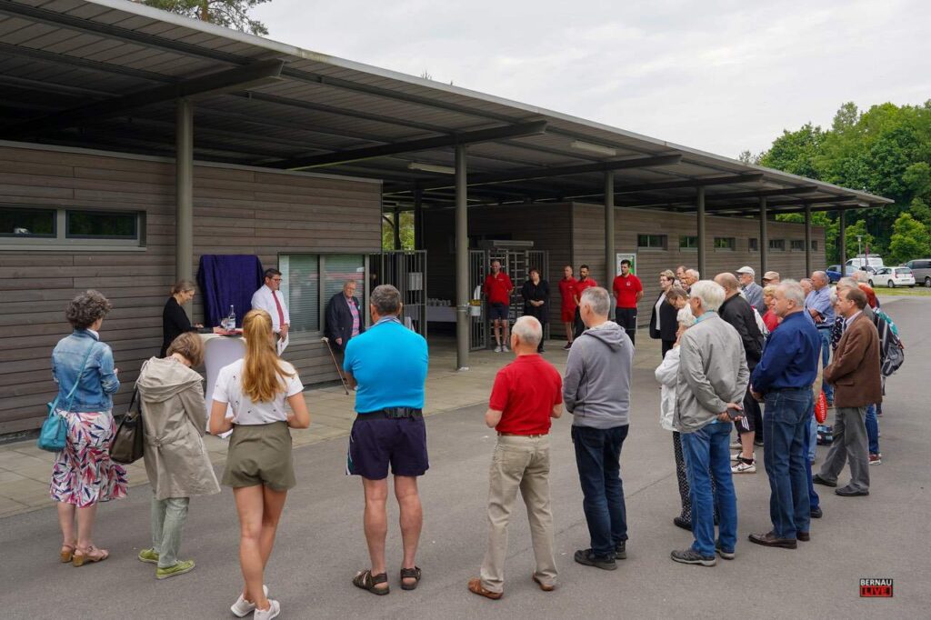 Freibad Bernau Waldfrieden - Gedenktafel erinnert an Günter Klein 13 Bernau LIVE