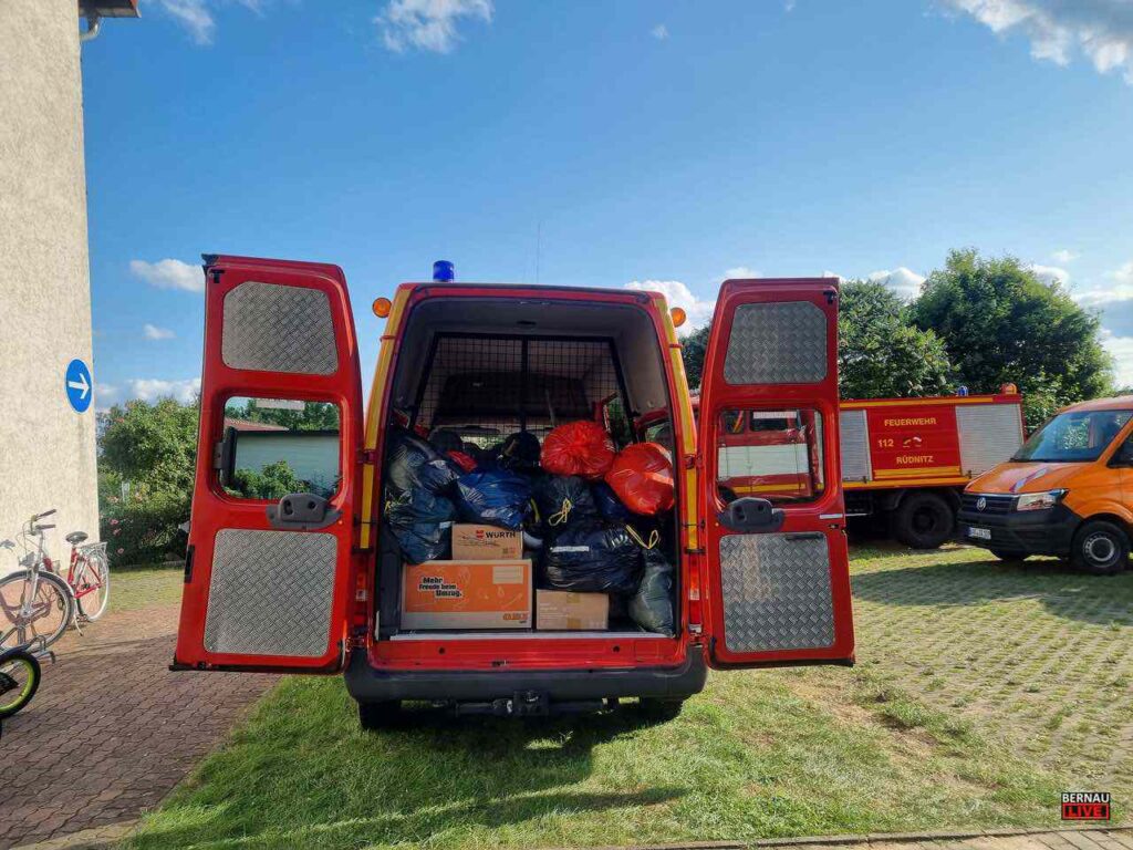 Hilfe für NRW-Flutopfer aus Bernau, Rüdnitz und Werneuchen 3 Bernau LIVE