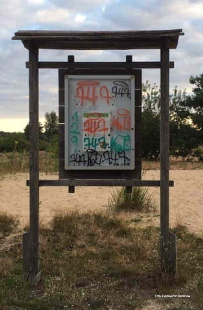 Schönower Heide: Sorge um Müll, Vandalismus, Partys, Massentourismus 13 Bernau LIVE