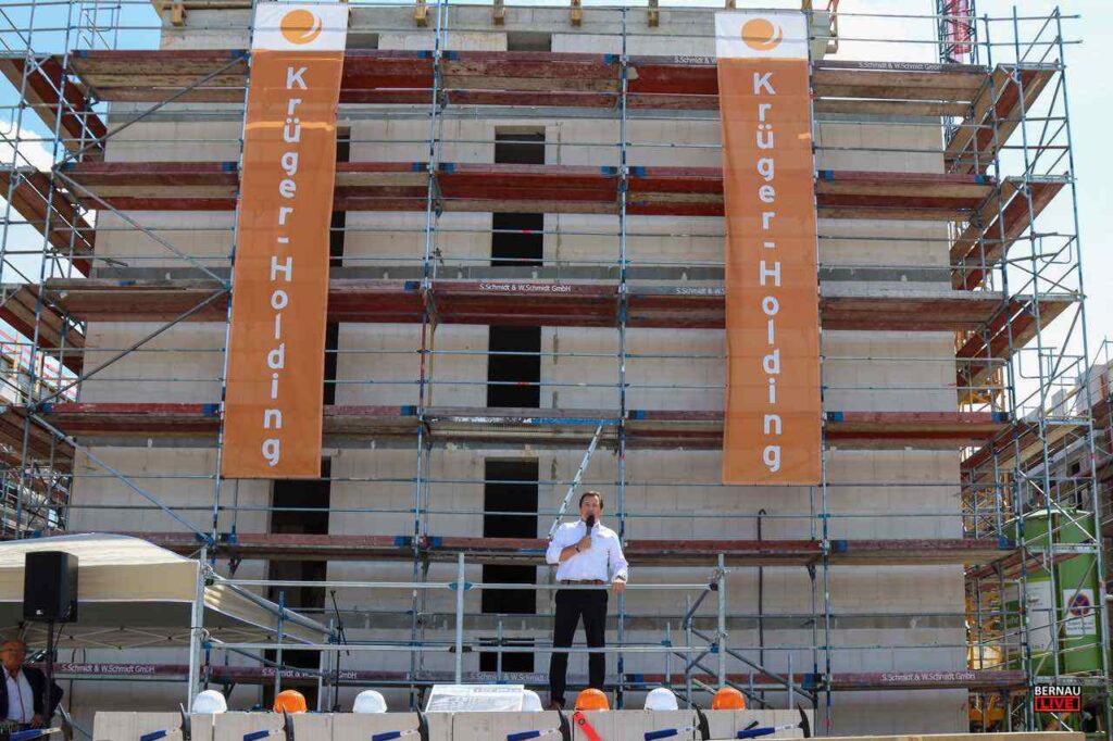 Richtfest am Stadtquartier "An der der Viehtrift" in Bernau 10 Bernau LIVE