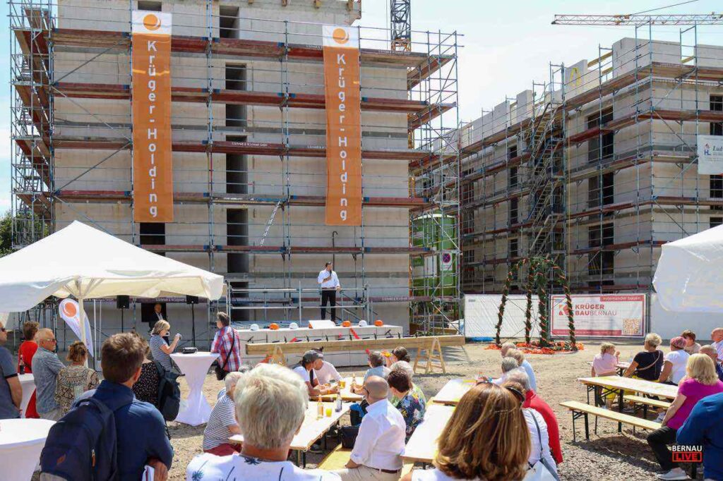 Richtfest am Stadtquartier "An der der Viehtrift" in Bernau 9 Bernau LIVE