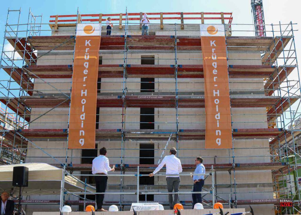 Richtfest am Stadtquartier "An der der Viehtrift" in Bernau 5 Bernau LIVE