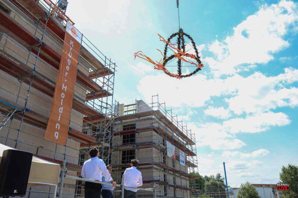 Richtfest am Stadtquartier "An der der Viehtrift" in Bernau 4 Bernau LIVE