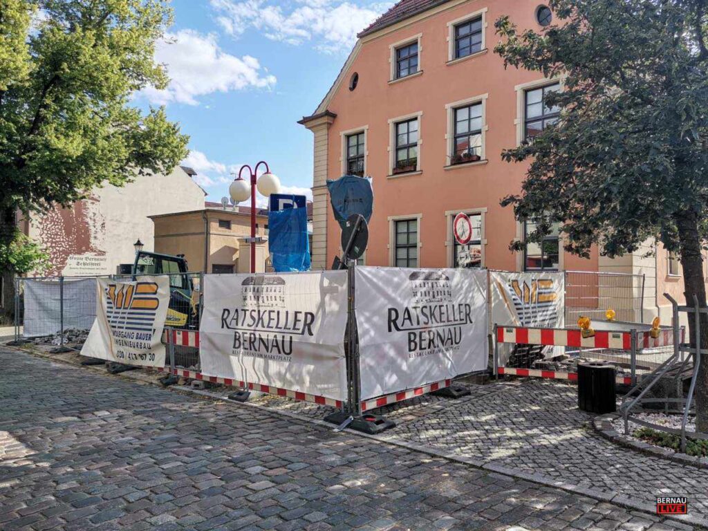 Bauarbeiten für den "Ratskeller Bernau" laufen auf Hochtouren 5 Ratskeller Bernau