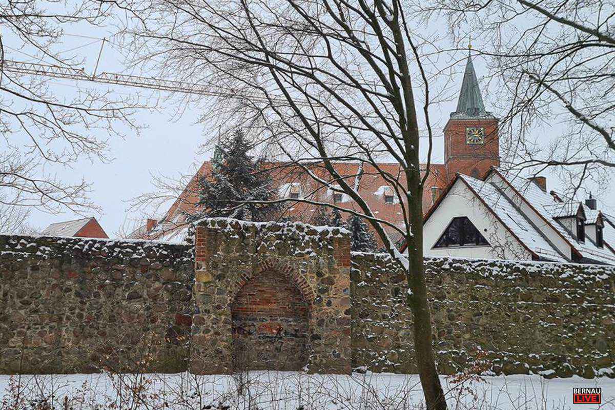 Winter Bernau St. Marien Kirche