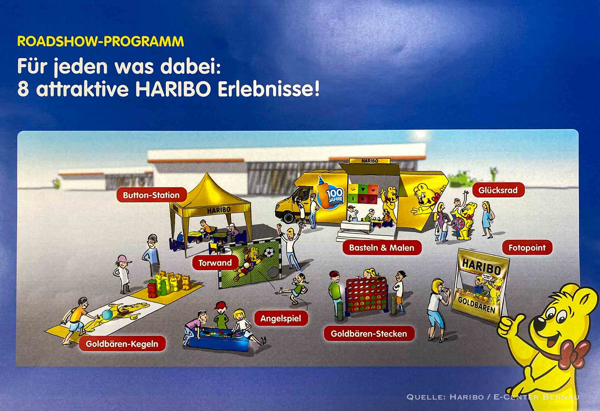Haribo Roadshow im E Center Bernau