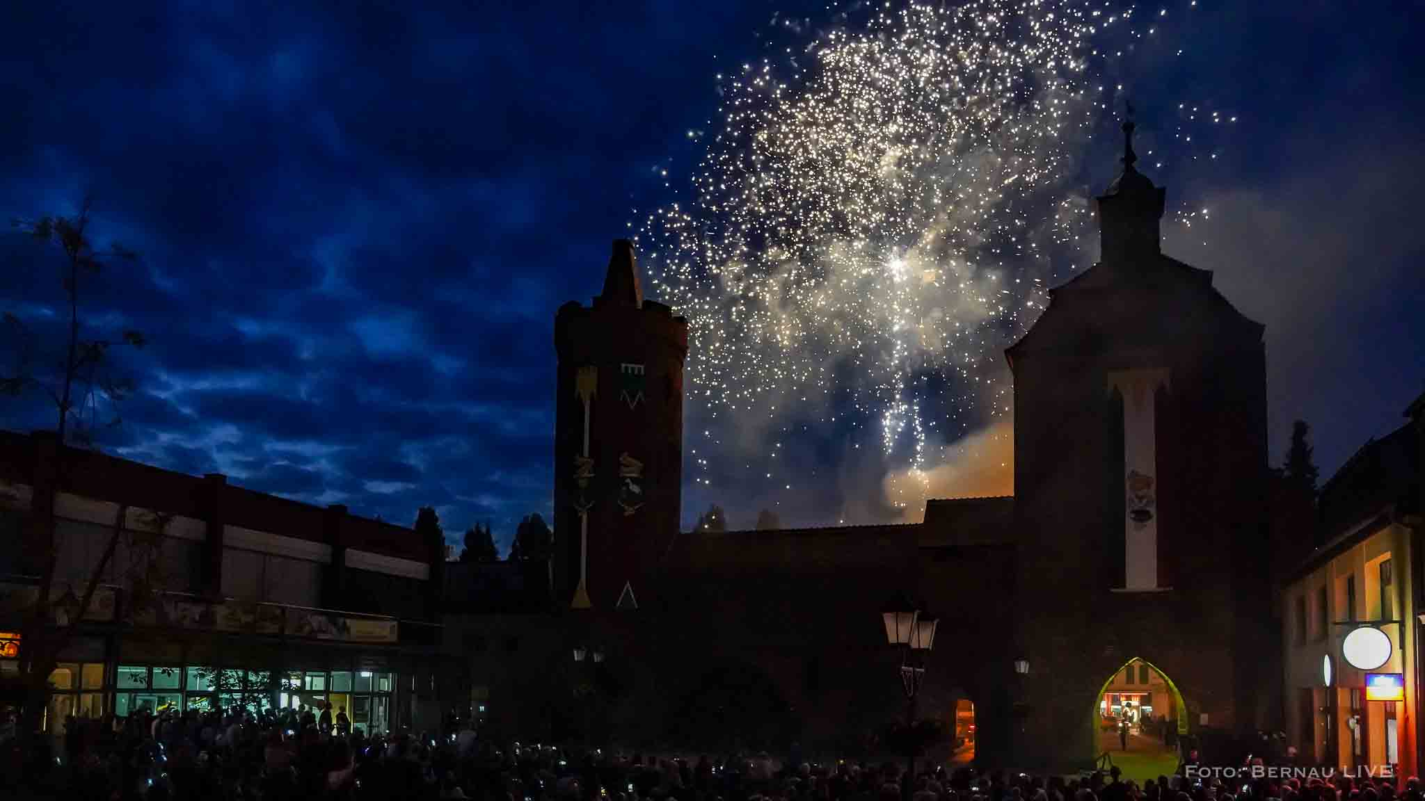 Hussitenfest Feuerwerk
