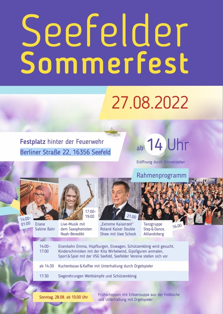 Sommerfest Seefeld