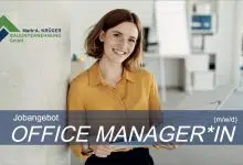 Stellenangebot Bernau Krueger Office Manager in