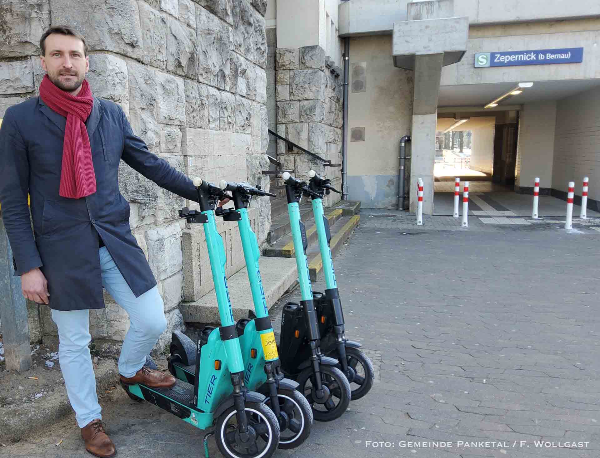E-Mobilitaet: 150 E-Scooter und E-Bikes in der Gemeinde Panketal