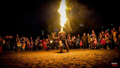 Lampions, Feuershow und Stockbrot im Panke-Park Bernau