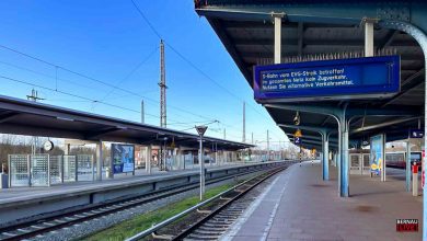 Streik am Montag - Leere am Bahnhof Bernau und entspannte Verkehrslage