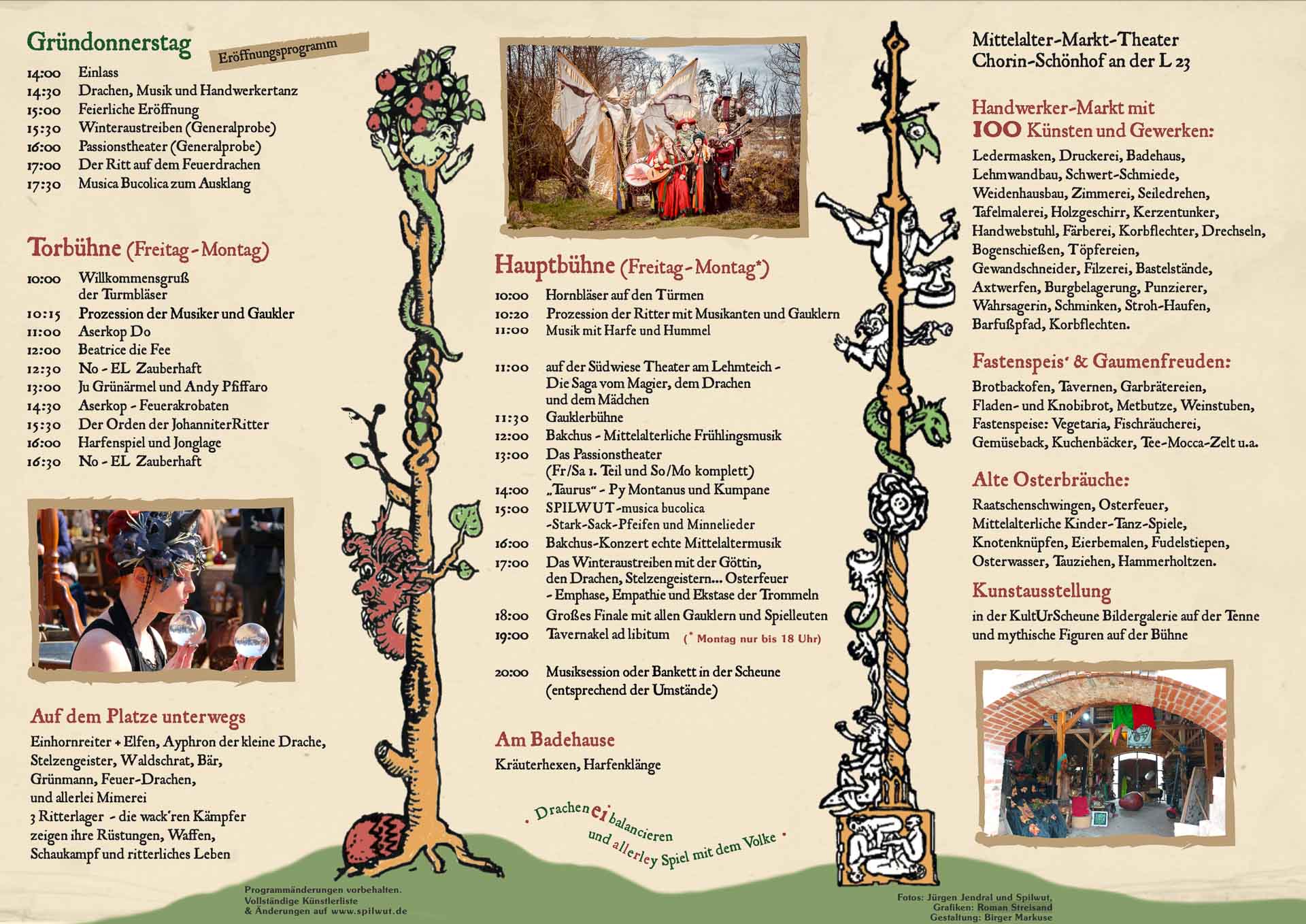 Oster-Kloster-Fest Chorin Programm