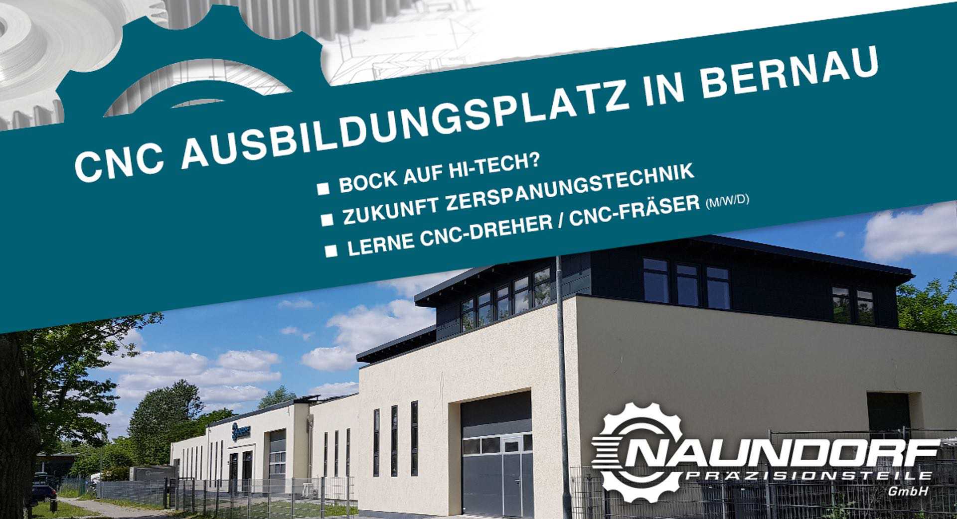 Ausbildungsplatz in Bernau - Zerspanungsmechaniker m/w/d