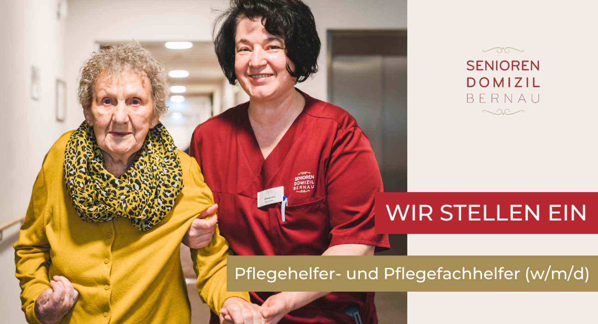 Pflegehelfer- und Pflegefachhelfer (w/m/d) im Seniorendomizil Bernau