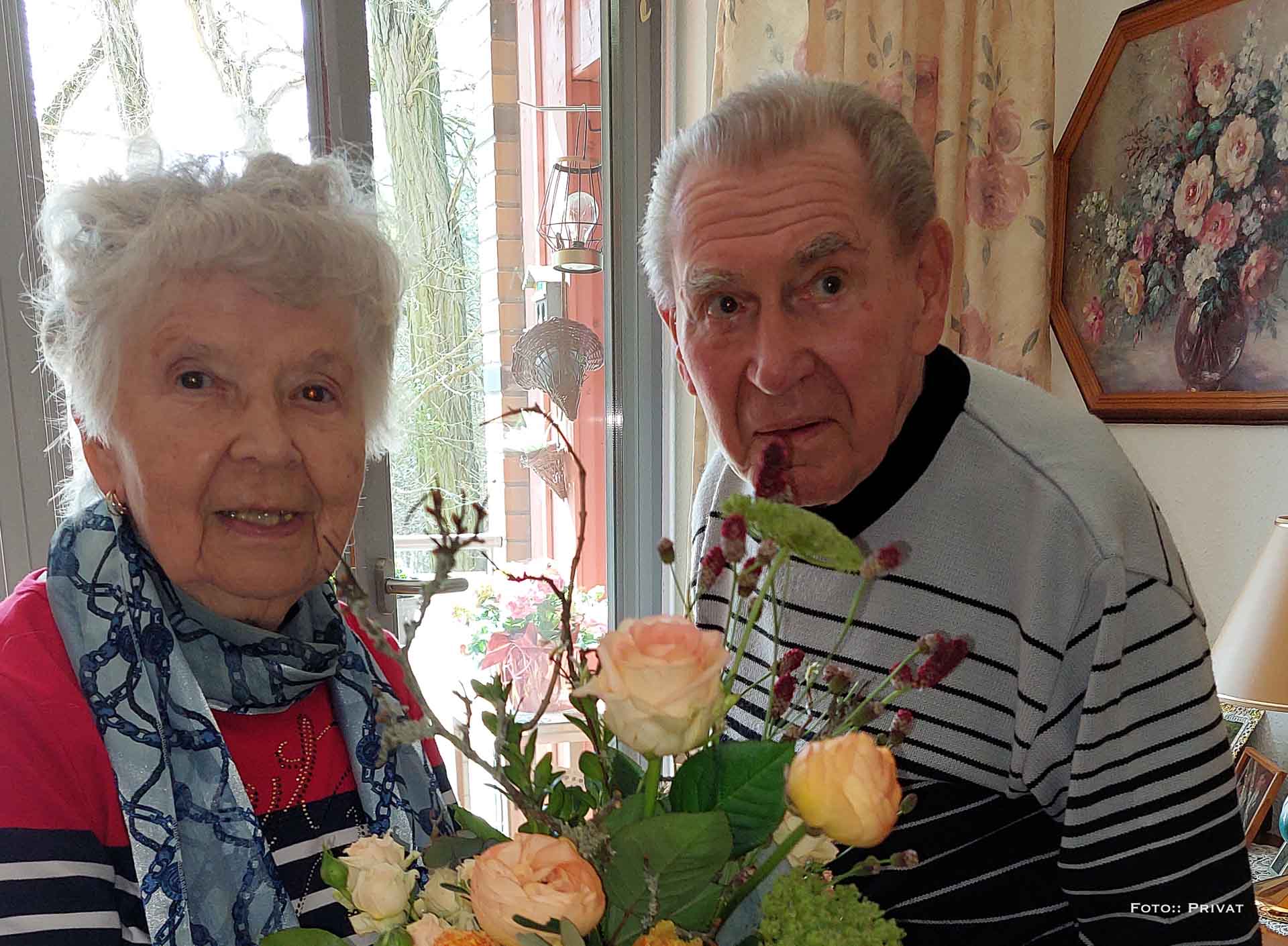 Maria und Heinz - Respekt und Glückwunsch zum 70. Hochzeitatg
