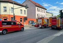 Polizeieinsatz: Vollsperrung der Weißenseer Straße in Bernau