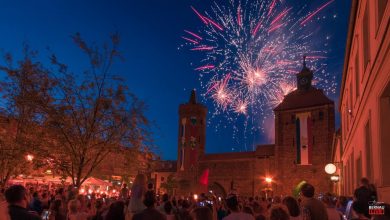 Hussitenfest Bernau - Eröffnung mit Feuerwerk, Fackelumzug und Klassik-Konzert