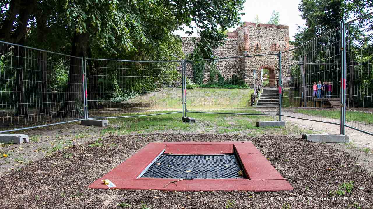 "Inklusives Bodentrampolin" für den Spielplatz im Bernauer Stadtpark