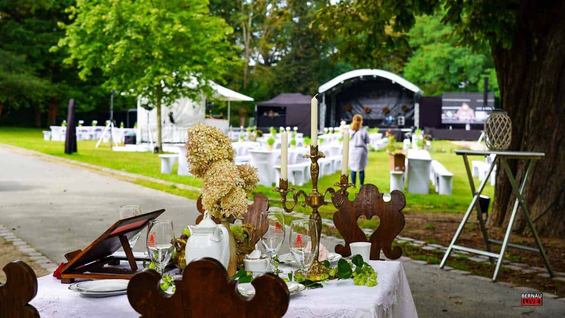 Dinner Picknick im Stadtpark Bernau - ab heute können Plätze reserviert werden