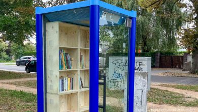 Abgebrannter Bücherschrank in Schönow - Täter melden sich und stellen neuen auf
