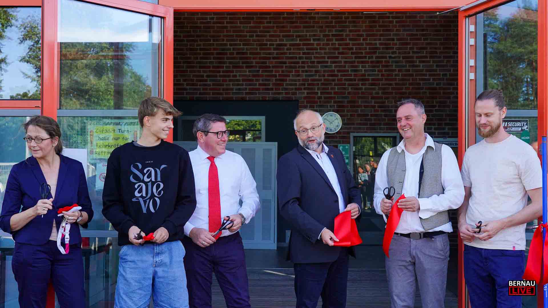 Bernau: Sporthalle am Barnim-Wissenszentrum - Erweiterung eingeweiht