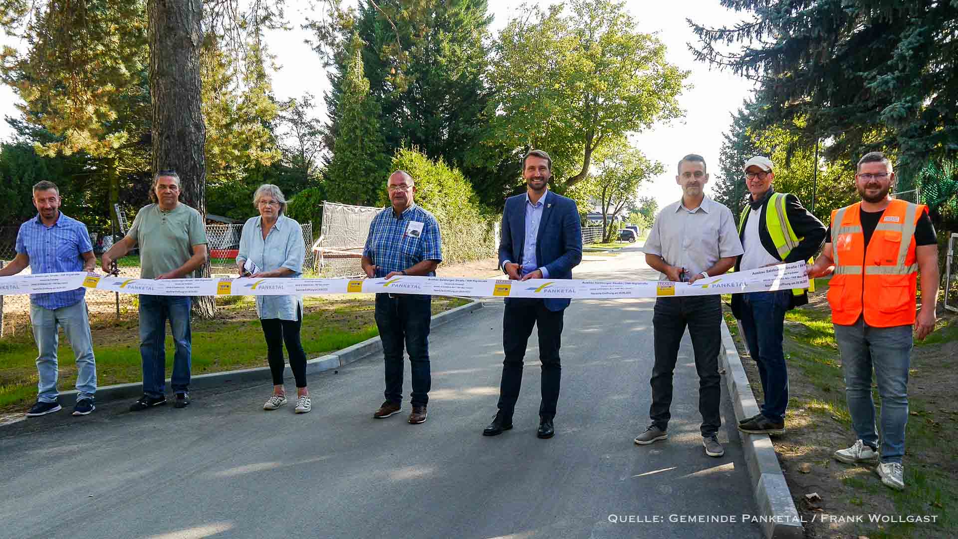 Panketal: Salzburger Straße in Schwanebeck nach 11 Monaten Bauzeit fertig