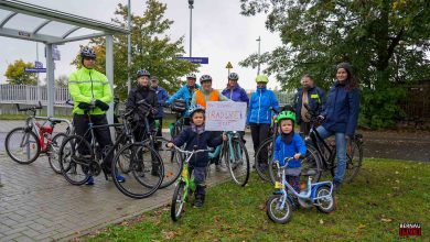 Fahrraddemo für einen sicheren Radweg zwischen Bernau und Blumberg