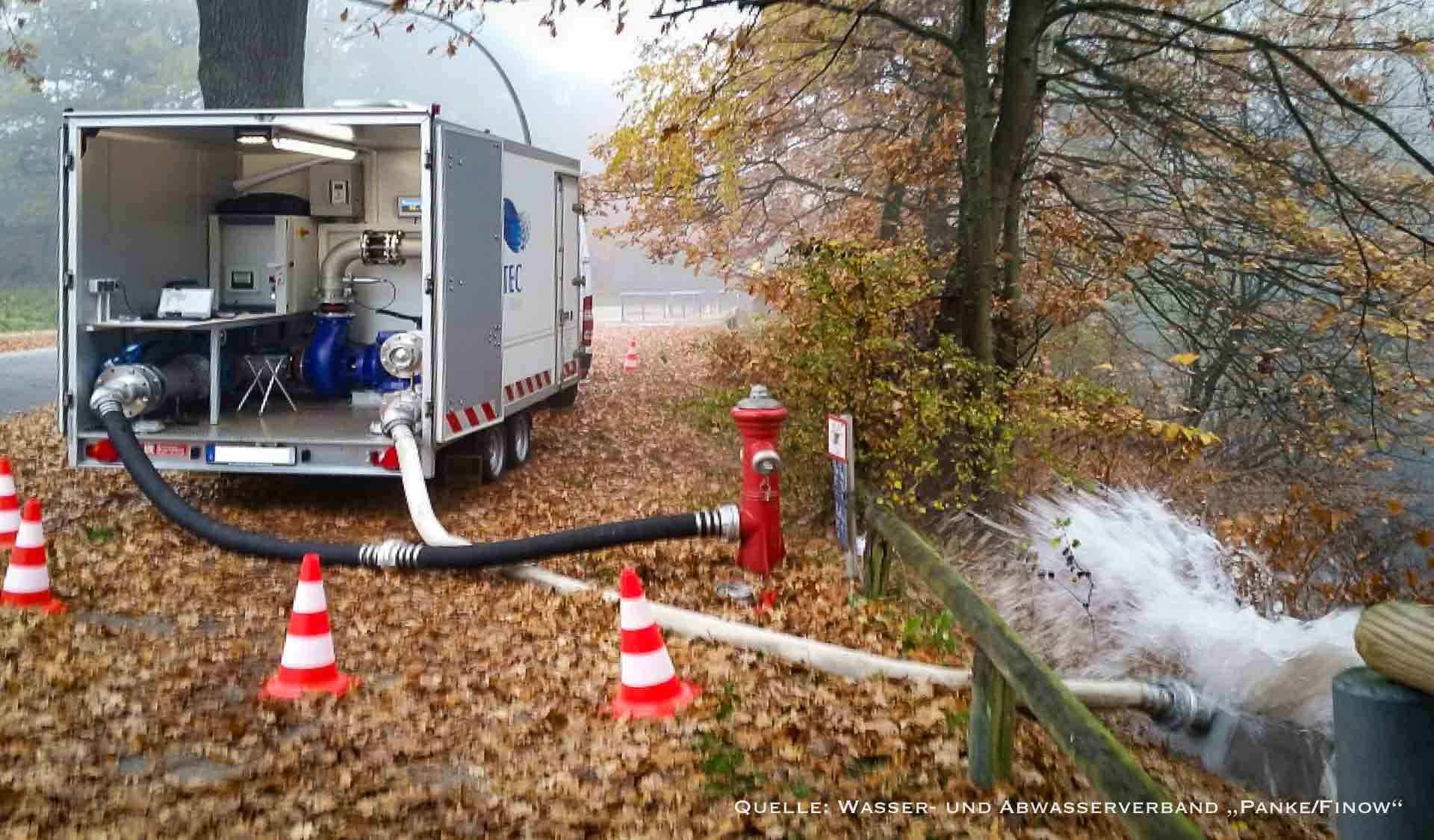 Rohrnetzspülungen im Trinkwassernetz von Bernau ab 16. Oktober