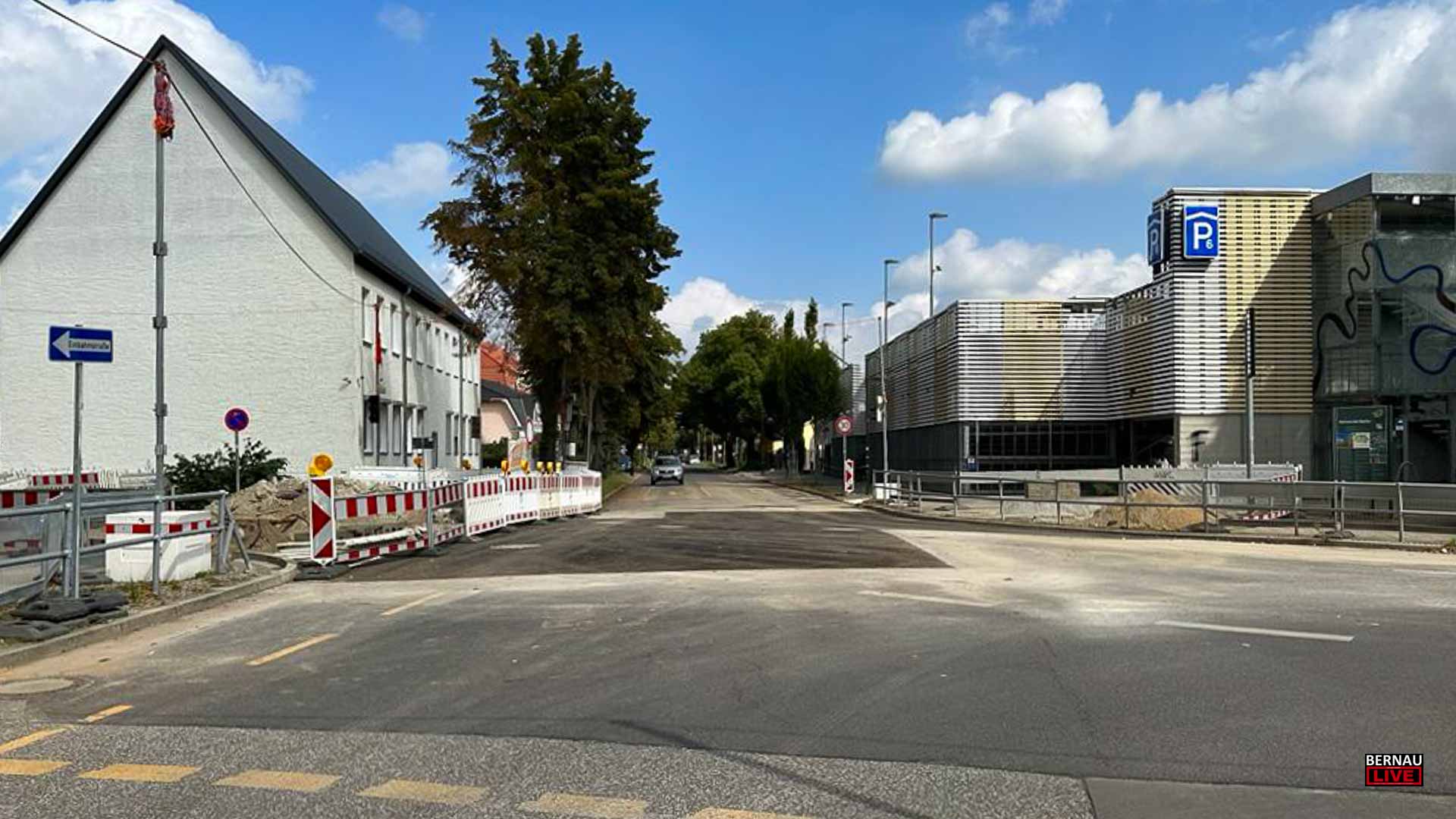 Havarie! Kreuzungsbereich Eberswalde Straße in Bernau gesperrt