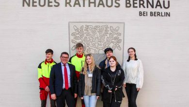 Herzlich willkommen - sechs neue Auszubildende bei der Stadt Bernau