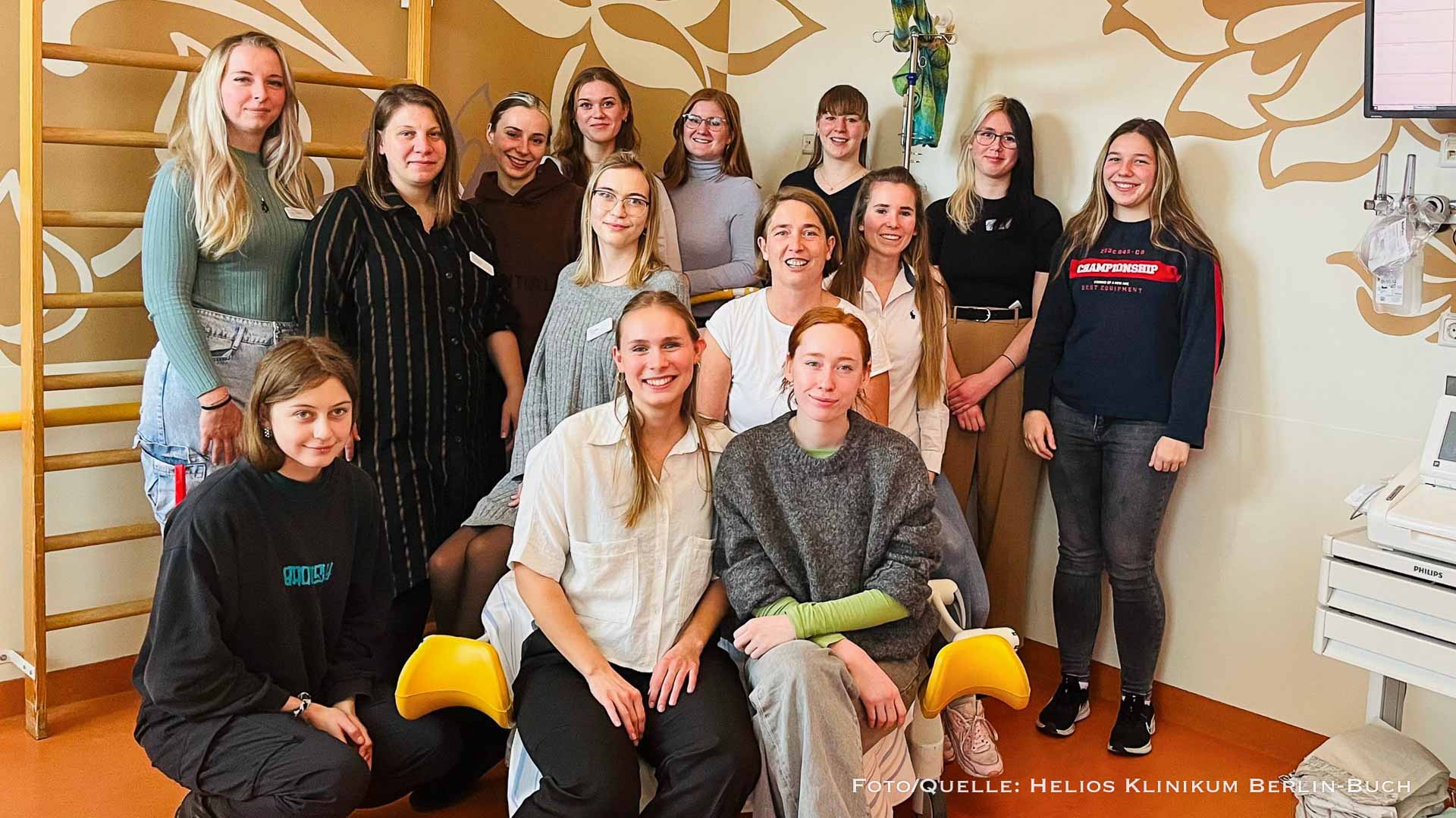 Nachwuchs-Hebammen starten in ihren Traumberuf im Helios Klinikum Berlin-Buch
