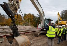 Blick hinter den Bauzaun: Baustellenführung Schleusen Finowkanal