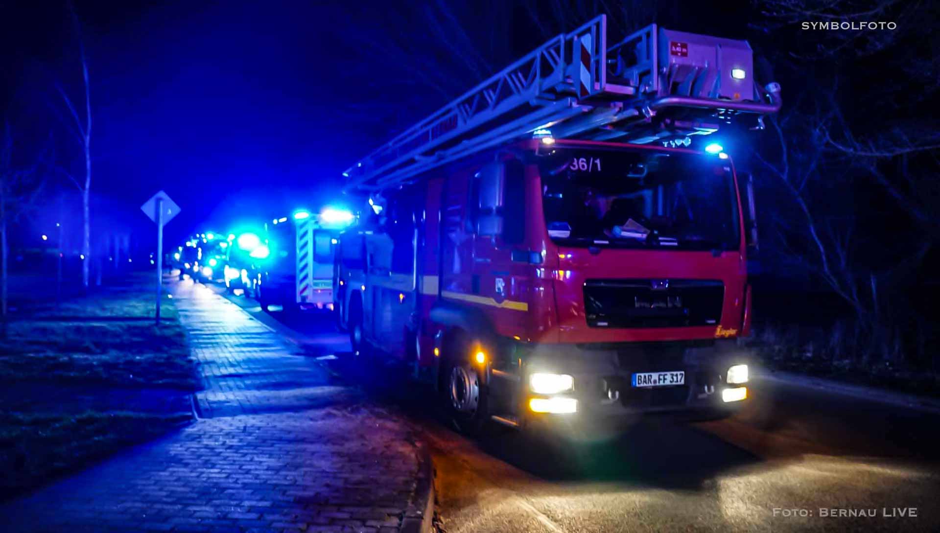 Bernau: Haus nach Brand in Schönow vorerst unbewohnbar