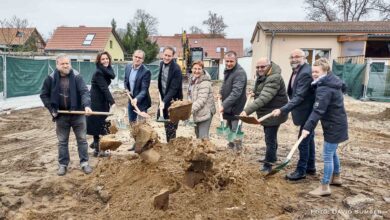 Erster Spatenstich für die Mäusestübchen-Mensa in Marienwerder